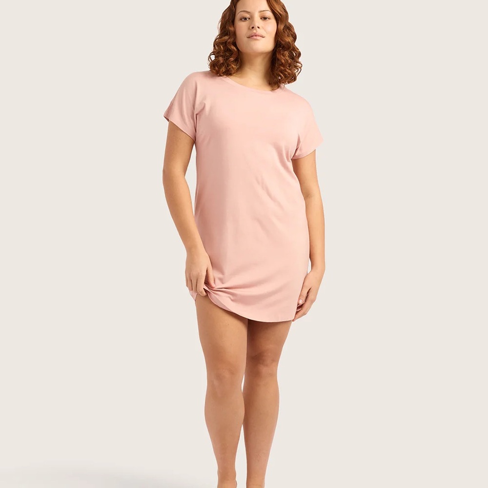 Boody Goodnight Nightgown in Dusty Pink